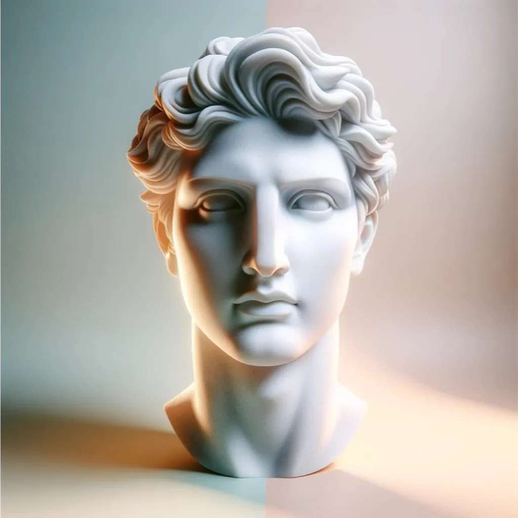Face statue